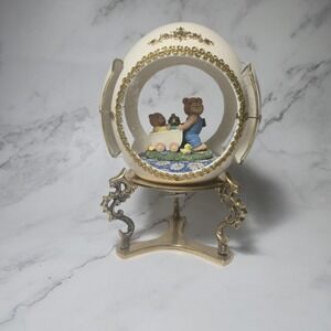 Decorated Real Ostrich Egg Jewellery Box by The Fabulous Eggs‎ Music Box Tested